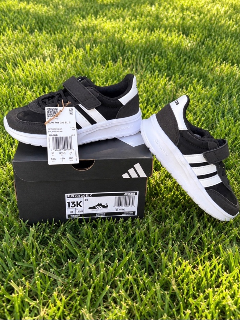 Adidas shoes size boys 13. Brand new with box and tags